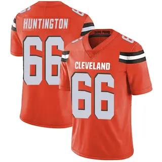 Cleveland Browns Men's Adin Huntington Limited Alternate Vapor Untouchable Jersey - Orange