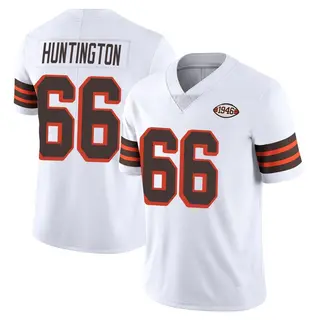 Cleveland Browns Men's Adin Huntington Limited Vapor 1946 Collection Alternate Jersey - White