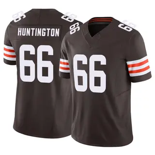 Cleveland Browns Men's Adin Huntington Limited Vapor F.U.S.E. Jersey - Brown