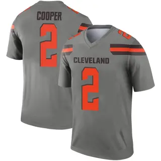 Cleveland Browns Men's Amari Cooper Legend Inverted Silver Jersey