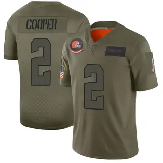 Cleveland Browns Men's Amari Cooper Limited 2019 Salute to Service Jersey - Camo