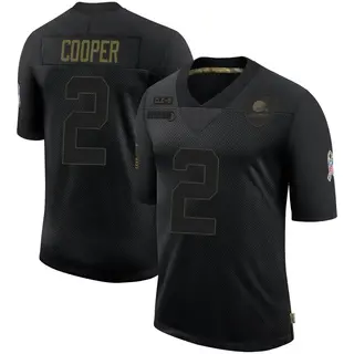 Cleveland Browns Men's Amari Cooper Limited 2020 Salute To Service Jersey - Black