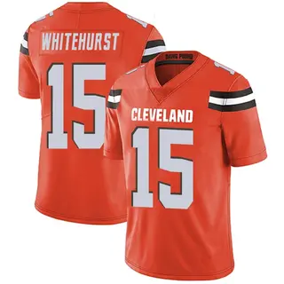 Cleveland Browns Men's Charlie Whitehurst Limited Alternate Vapor Untouchable Jersey - Orange