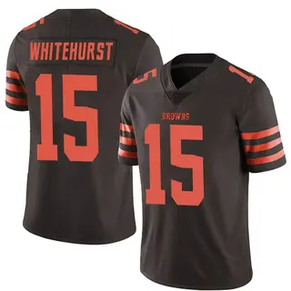 Cleveland Browns Men's Charlie Whitehurst Limited Color Rush Jersey - Brown