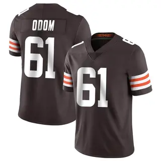 Cleveland Browns Men's Chris Odom Limited Team Color Vapor Untouchable Jersey - Brown