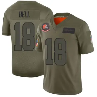 Cleveland Browns Men's David Bell Limited 2019 Salute to Service Jersey - Camo