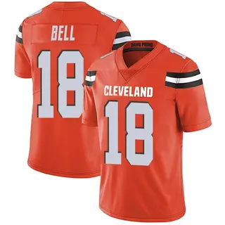 Cleveland Browns Men's David Bell Limited Alternate Vapor Untouchable Jersey - Orange