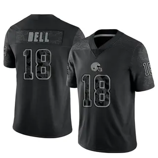 Cleveland Browns Men's David Bell Limited Reflective Jersey - Black