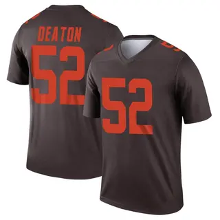 Cleveland Browns Men's Dawson Deaton Legend Alternate Jersey - Brown