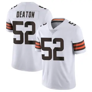 Cleveland Browns Men's Dawson Deaton Limited Vapor Untouchable Jersey - White
