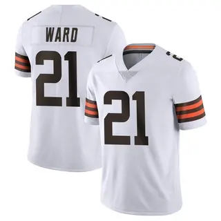 Cleveland Browns Men's Denzel Ward Limited Vapor Untouchable Jersey - White