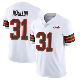 Cleveland Browns Men's Donovan McMillon Limited Vapor 1946 Collection Alternate Jersey - White