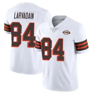 Cleveland Browns Men's Gage Larvadain Limited Vapor 1946 Collection Alternate Jersey - White