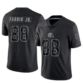 Cleveland Browns Men's Harold Fannin Jr. Limited Reflective Jersey - Black