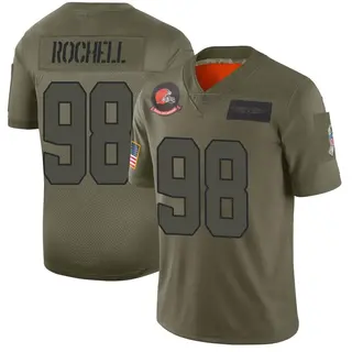 Cleveland Browns Men's Isaac Rochell Limited 2019 Salute to Service Jersey - Camo