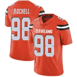 Cleveland Browns Men's Isaac Rochell Limited Alternate Vapor Untouchable Jersey - Orange
