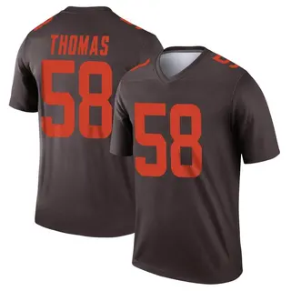 Cleveland Browns Men's Isaiah Thomas Legend Alternate Jersey - Brown