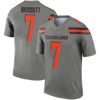 Cleveland Browns Men's Jacoby Brissett Legend Inverted Silver Jersey