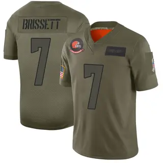 Cleveland Browns Men's Jacoby Brissett Limited 2019 Salute to Service Jersey - Camo