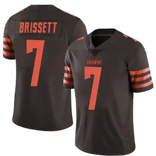 Cleveland Browns Men's Jacoby Brissett Limited Color Rush Jersey - Brown