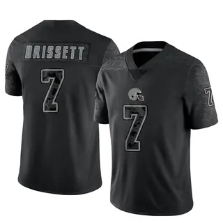 Cleveland Browns Men's Jacoby Brissett Limited Reflective Jersey - Black
