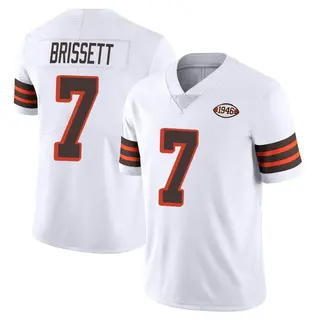 Cleveland Browns Men's Jacoby Brissett Limited Vapor 1946 Collection Alternate Jersey - White