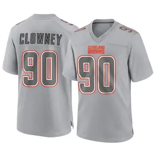 Cleveland Browns Men's Jadeveon Clowney Game Atmosphere Fashion Jersey - Gray