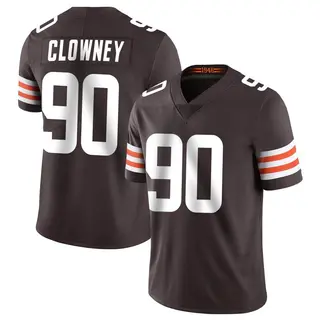 Cleveland Browns Men's Jadeveon Clowney Limited Team Color Vapor Untouchable Jersey - Brown