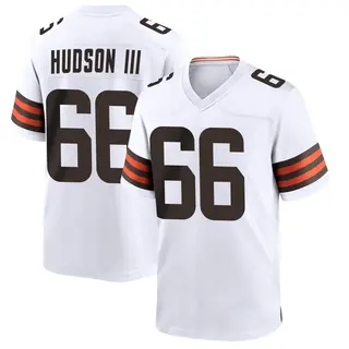 Cleveland Browns Men's James Hudson III Game Jersey - White