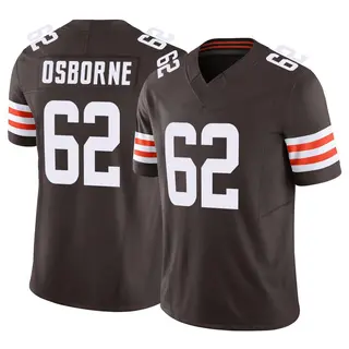 Cleveland Browns Men's Justin Osborne Limited Vapor F.U.S.E. Jersey - Brown
