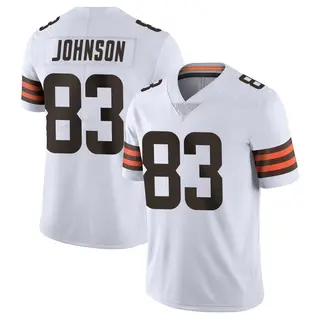 Cleveland Browns Men's Kisean Johnson Limited Vapor Untouchable Jersey - White