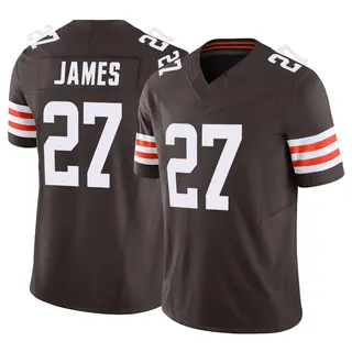 Cleveland Browns Men's LaMareon James Limited Vapor F.U.S.E. Jersey - Brown