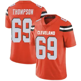 Cleveland Browns Men's Lorenzo Thompson Limited Alternate Vapor Untouchable Jersey - Orange