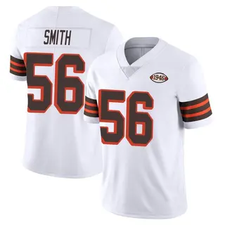Cleveland Browns Men's Malcolm Smith Limited Vapor 1946 Collection Alternate Jersey - White