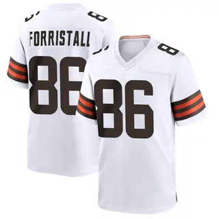 Cleveland Browns Men's Miller Forristall Game Jersey - White