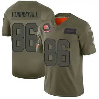 Cleveland Browns Men's Miller Forristall Limited 2019 Salute to Service Jersey - Camo