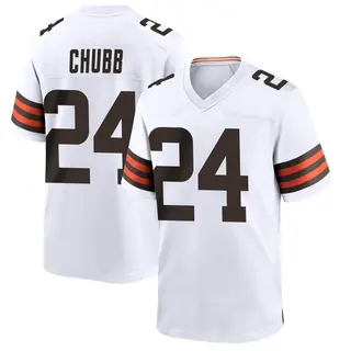Cleveland Browns Men's Nick Chubb Game Jersey - White