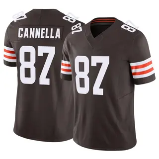 Cleveland Browns Men's Sal Cannella Limited Vapor F.U.S.E. Jersey - Brown