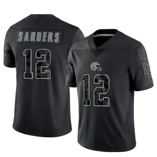 Cleveland Browns Men's Shedeur Sanders Limited Reflective Jersey - Black
