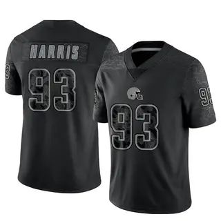 Cleveland Browns Men's Shelby Harris Limited Reflective Jersey - Black