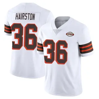 Cleveland Browns Men's Troy Hairston Limited Vapor 1946 Collection Alternate Jersey - White