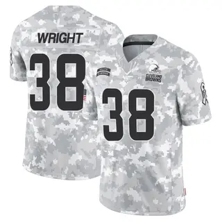 Cleveland Browns Men's Winston Wright Limited 2024 Salute to Service Jersey - Arctic Camo