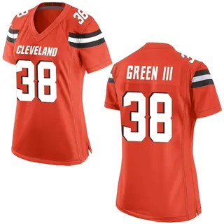 Cleveland Browns Women's A.J. Green Game Alternate Jersey - Orange