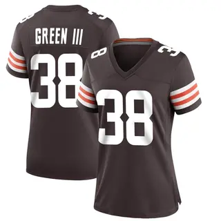 Cleveland Browns Women's A.J. Green Game Team Color Jersey - Brown