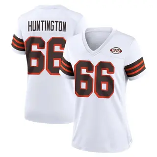 Cleveland Browns Women's Adin Huntington Game 1946 Collection Alternate Jersey - White