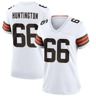 Cleveland Browns Women's Adin Huntington Game Jersey - White