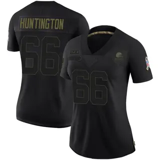 Cleveland Browns Women's Adin Huntington Limited 2020 Salute To Service Jersey - Black