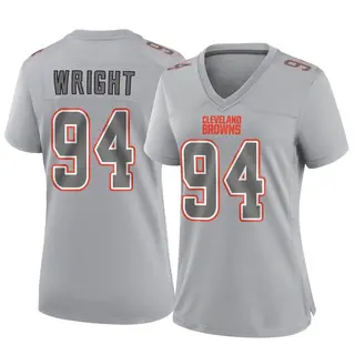 Cleveland Browns Women's Alex Wright Game Atmosphere Fashion Jersey - Gray