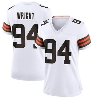 Cleveland Browns Women's Alex Wright Game Jersey - White