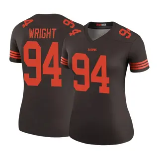 Cleveland Browns Women's Alex Wright Legend Color Rush Jersey - Brown